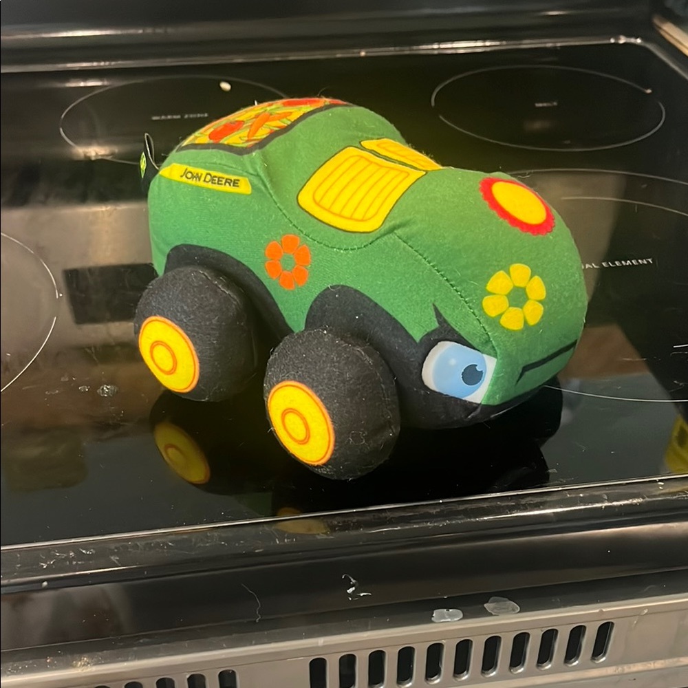 John Deere Green and Yellow Stuffed Animal Monster Truck